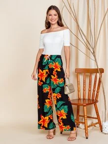 Women Pants - 黑色 - 查看 1