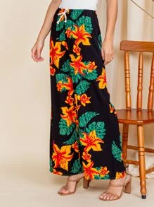 Women Pants - 黑色 - 查看 3