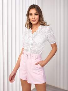 Women Blouses - trắng - Xem 4