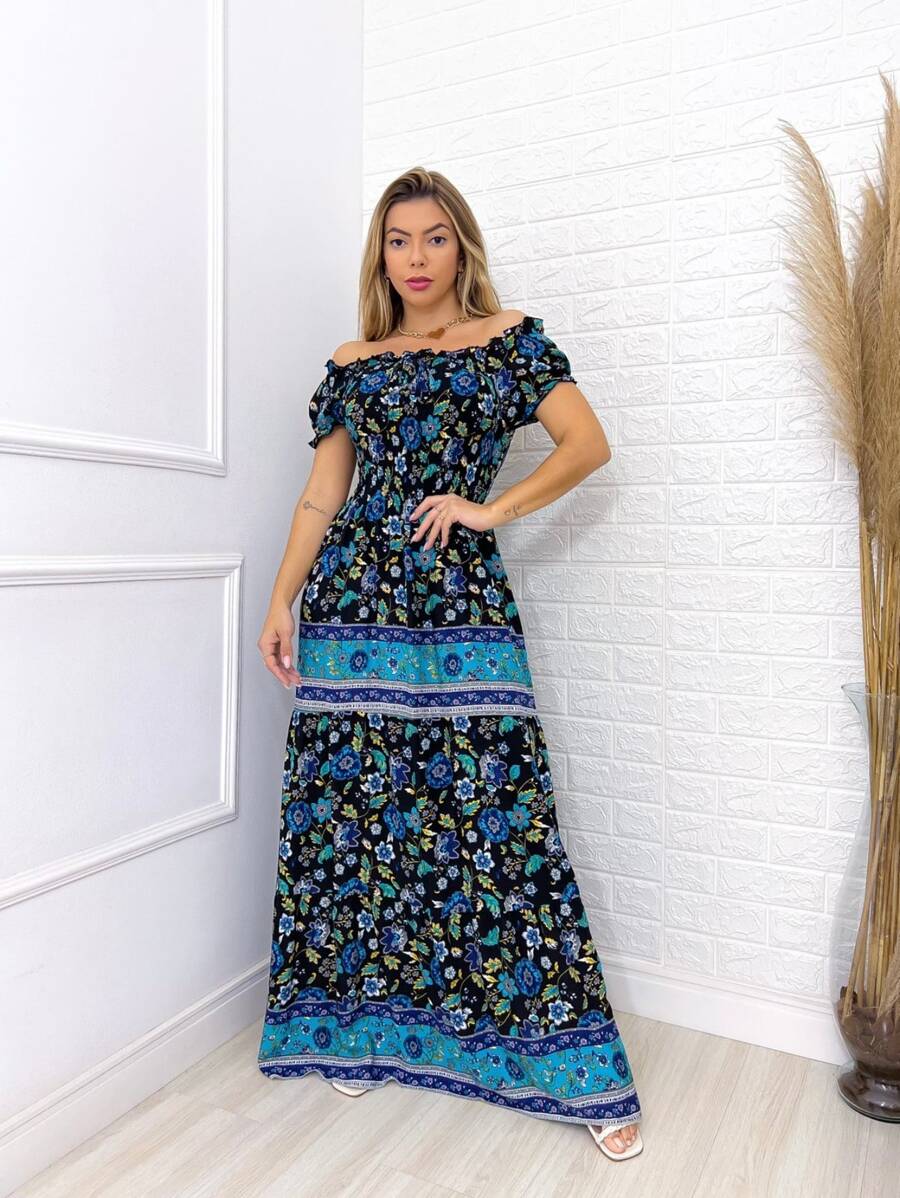 Women Dresses - Xanh đậm - Xem 1