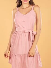 Women Dresses - 淺粉色 - 查看 4