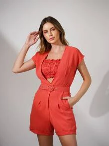 Women Two-piece Outfits - trái cam - Xem 3