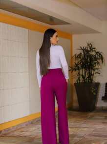 Women Pants - Màu tím - Xem 2