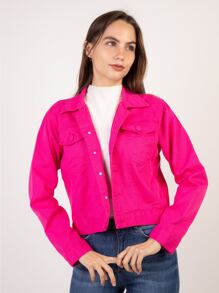 liberty moda Women Denim Jackets & Coats - 玫紅色 - 查看 7