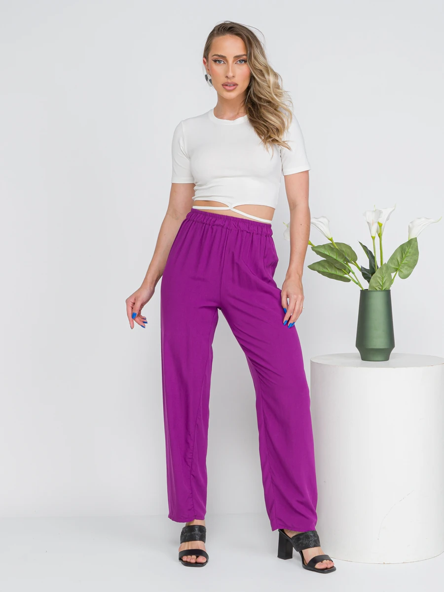 Women Pants - Màu tím - Xem 1
