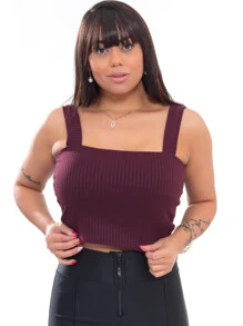 Women Tank Tops & Camis - Màu Đỏ Sâu - Xem 1