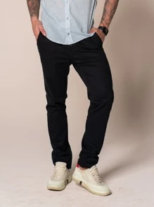 Men Pants - Black - View 2