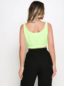 Women Tank Tops & Camis - 綠色 - 查看 2