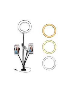 Phone External Flashes & Selfie Lights - 黑色 - 查看 2