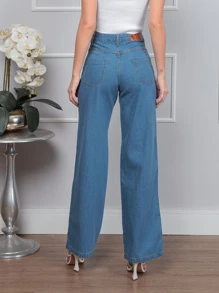 Women Jeans - Màu xanh lam - Xem 2