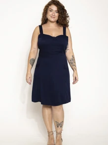 Plus Size Dresses - Azul - Ver 1