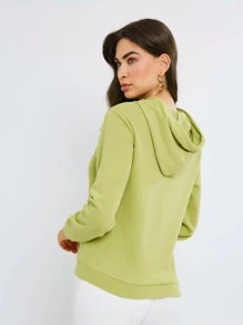 Women Sweatshirts - Màu xanh Bạc hà - Xem 2