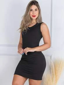 Women Dresses - 黑色 - 查看 1