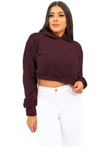 Women Sweatshirts - Màu Đỏ Sâu - Xem 1