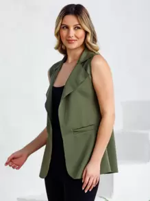 Women Blazers - Verde militar - Ver 3