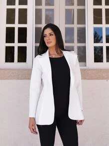 Women Blazers - trắng - Xem 4