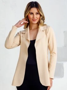 Women Blazers - Màu be - Xem 4