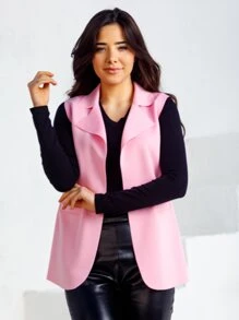 Women Blazers - Baby Pink - View 3