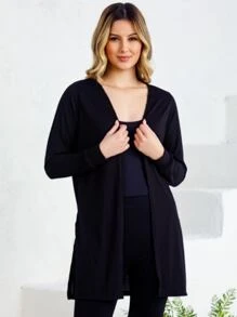 Women Coats - 黑色 - 查看 1