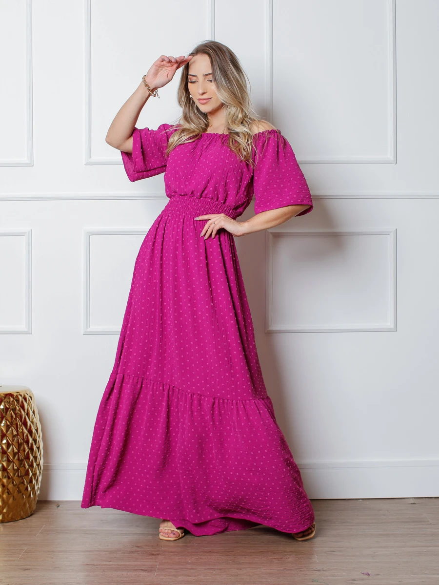 Women Dresses - Purple - View 1