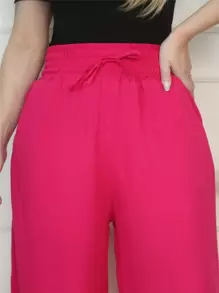 Women Pants - Màu Hồng Tươi - Xem 2