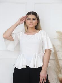 Women Blouses - 白色 - 查看 6