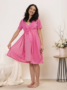 Maternity Sleepwear - Pink - View 5