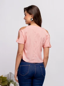 Women Tops - Bụi tím - Xem 5