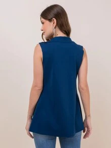 Women Blazers - Màu xanh hải quân - Xem 2