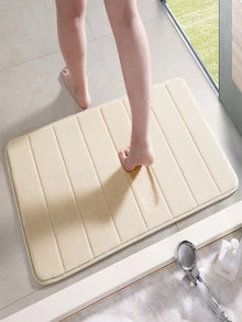 Soft Non-Slip Bathroom Doormat - Beis - Ver 3