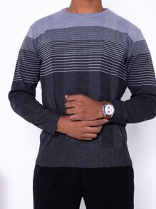 Men Sweaters - 深灰色 - 查看 7