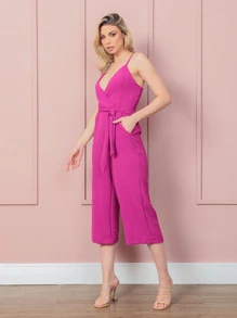 Women Jumpsuits - 紫色 - 查看 4
