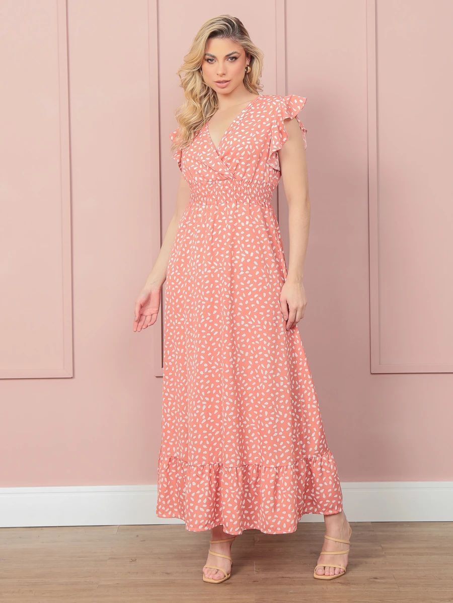 Women Dresses - 粉色 - 查看 1