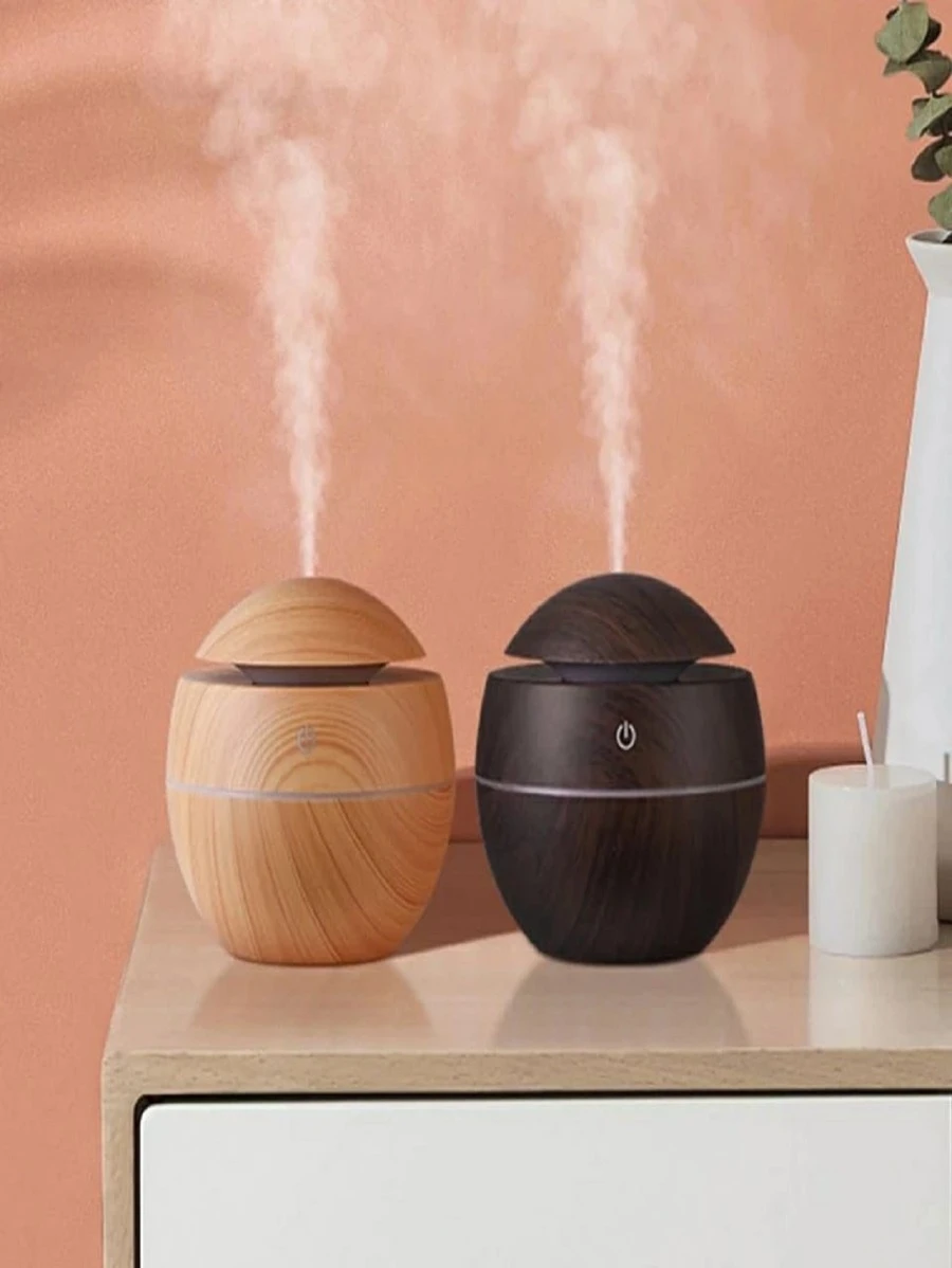 Mini Umidificador de Ar e Aromatizador de Ambientes Tipo Madeira - Chocolate - Visão 1