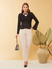 Women Blouses - màu đen - Xem 4