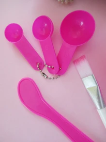 Conjunto kit 6 peças De Máscara Facial / Tigela Para Misturar Rostomask - Multicolorido - Visão 3