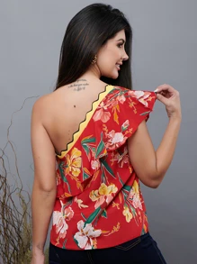 Women Blouses - Đỏ - Xem 2
