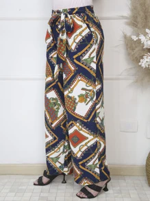 Women Pants - Màu xanh hải quân - Xem 4