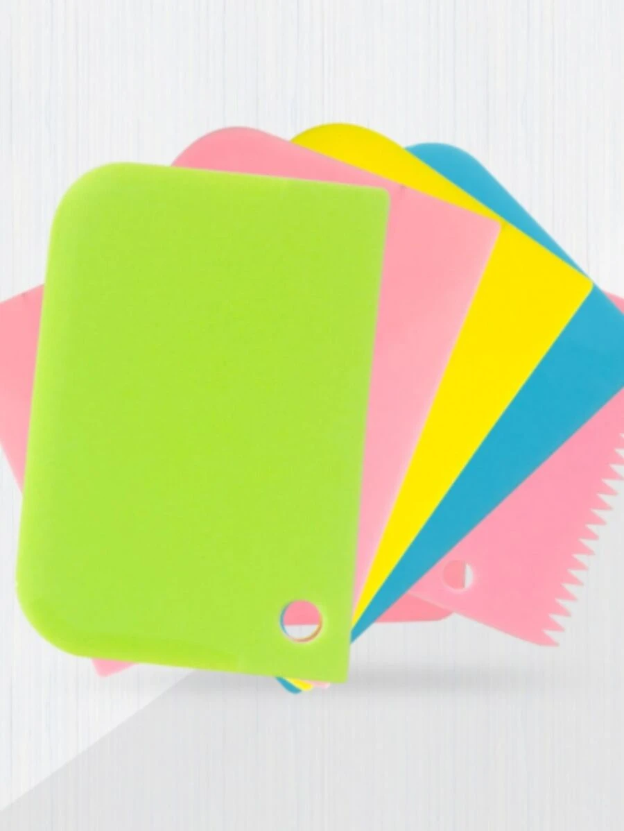 Kit 3 Espatula Decorativa Profissional Cores Variadas   (A8-11) - Multicolorido - Visão 1