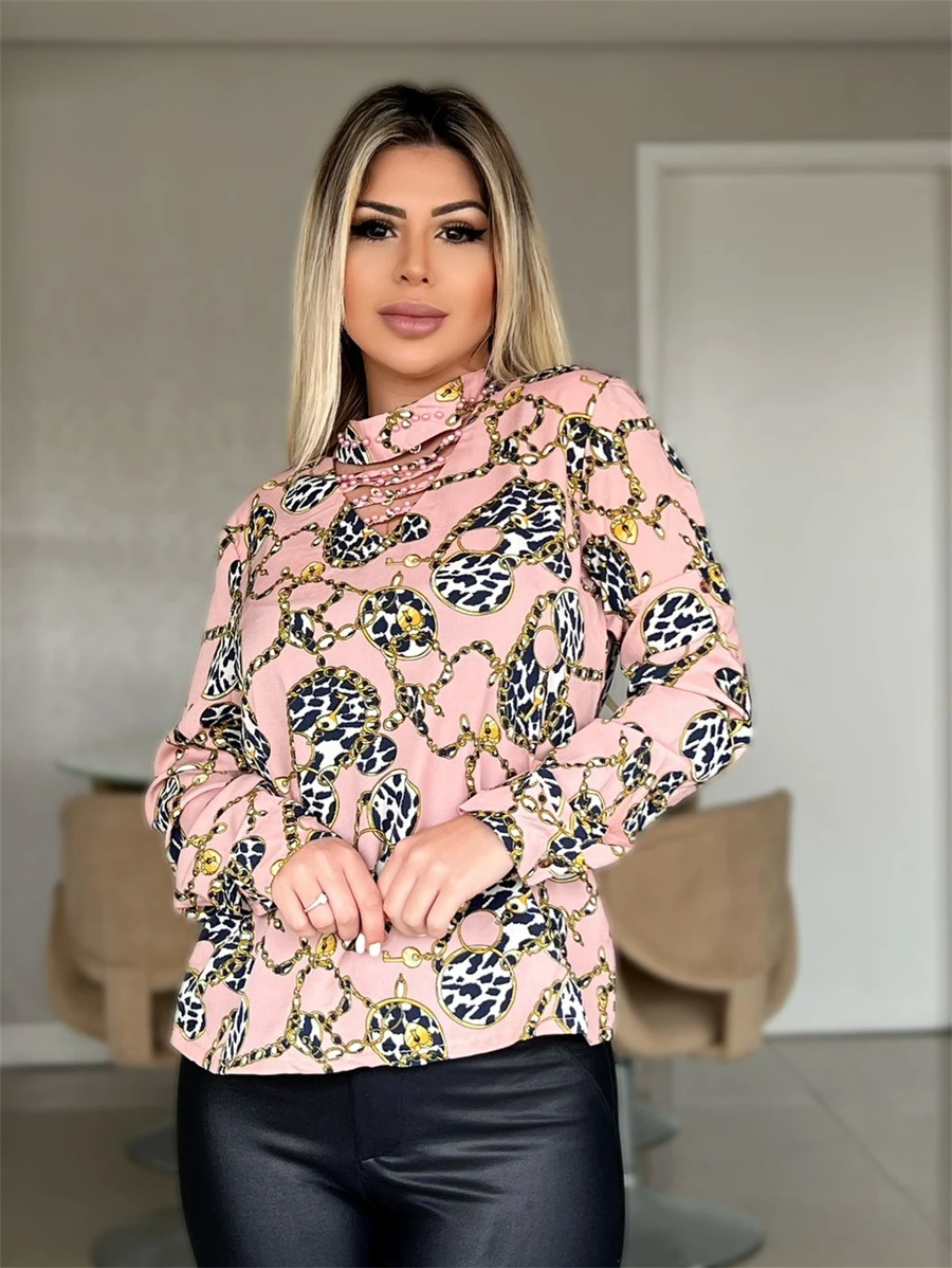 Women Blouses - Bụi hồng - Xem 1