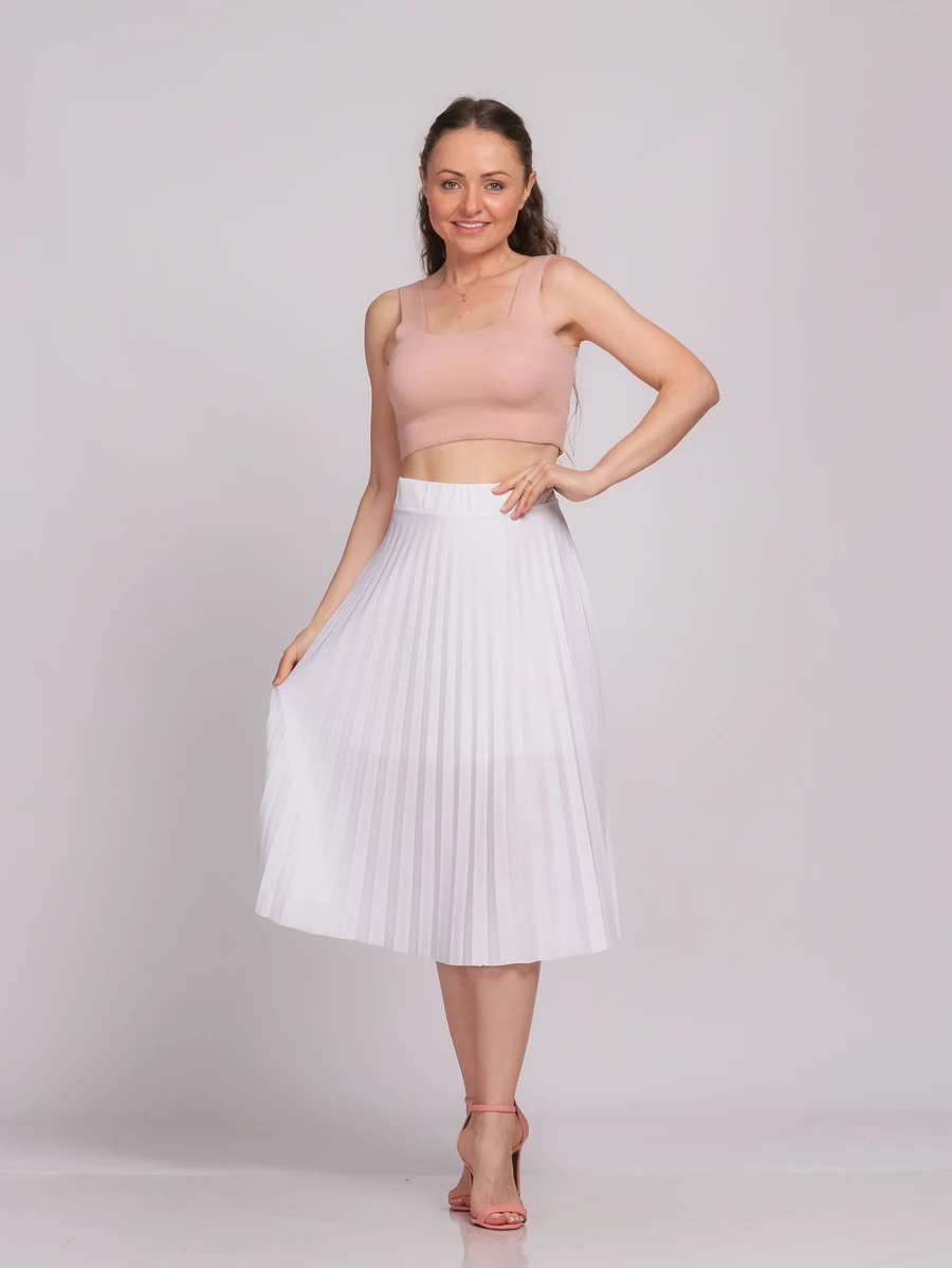 Women Skirts - 白色 - 查看 1