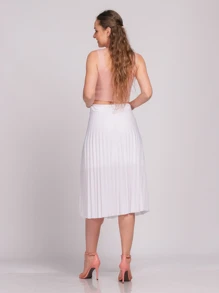 Women Skirts - 白色 - 查看 2