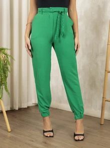 Women Pants - màu xanh lá - Xem 1