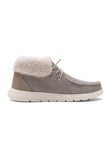 Women's Ankle Fur Lace-Up Warm Boots