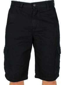 Men Shorts - 黑色 - 查看 1