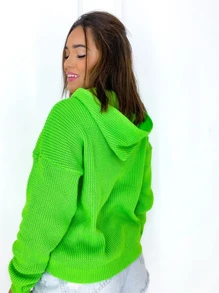 Women Sweaters - 薄荷綠 - 查看 2