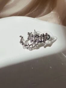 Hoop Earrings - Bạc - Xem 4