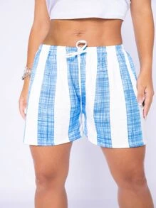 Women Shorts - Màu xanh nhạt - Xem 2