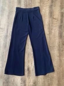 Women Pants - 藍色 - 查看 2