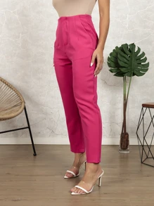 Women Pants - Màu Hồng Tươi - Xem 5